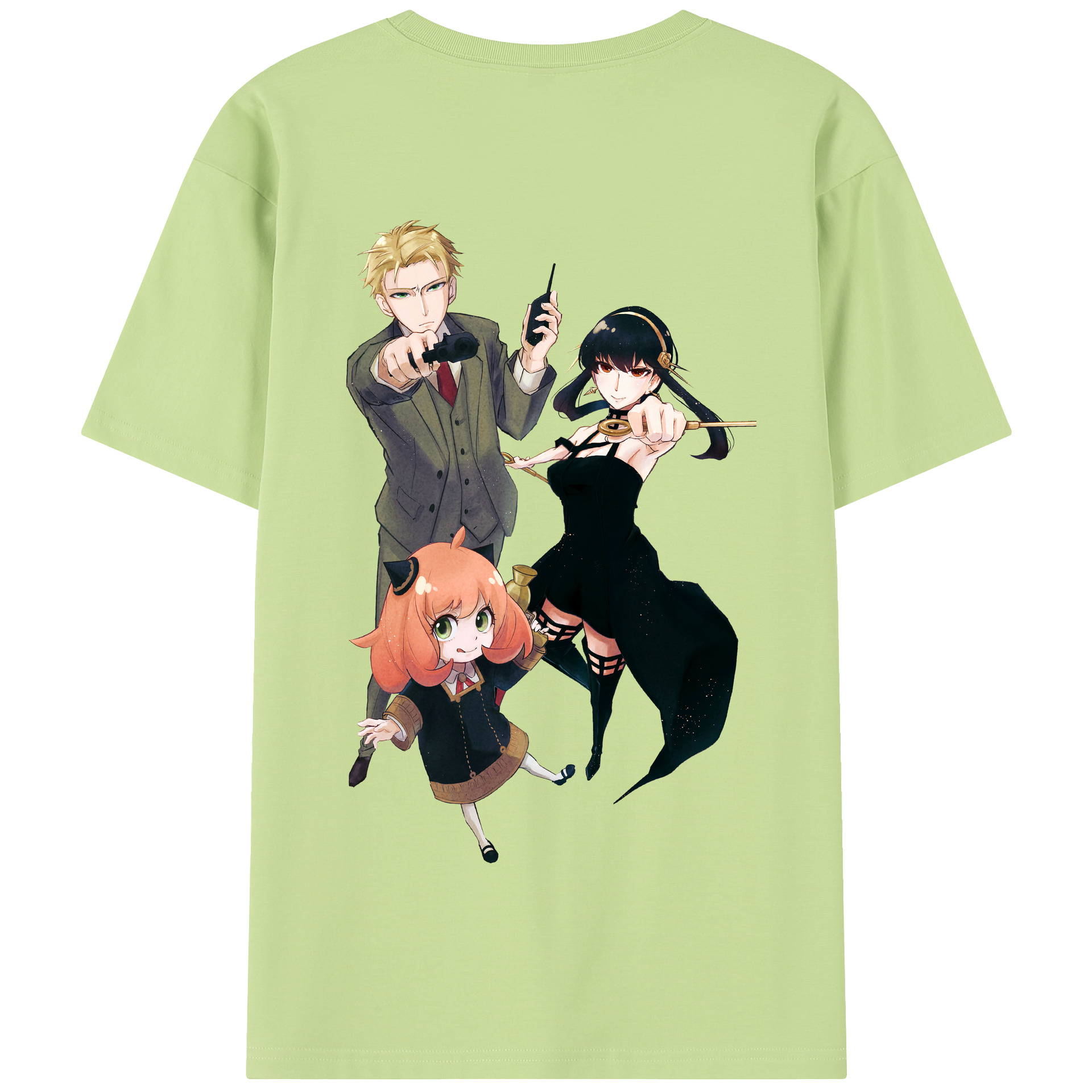 （画像用） SPY×FAMILY间谍家家酒 綿100％半袖Tシャツ（背面プリント）